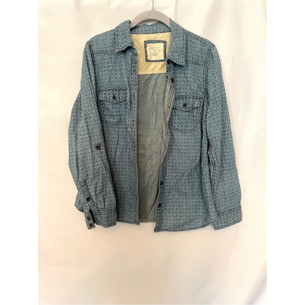 Sonoma Denim Design Medium Women Cowgirl Southwestern Western Horse Farm